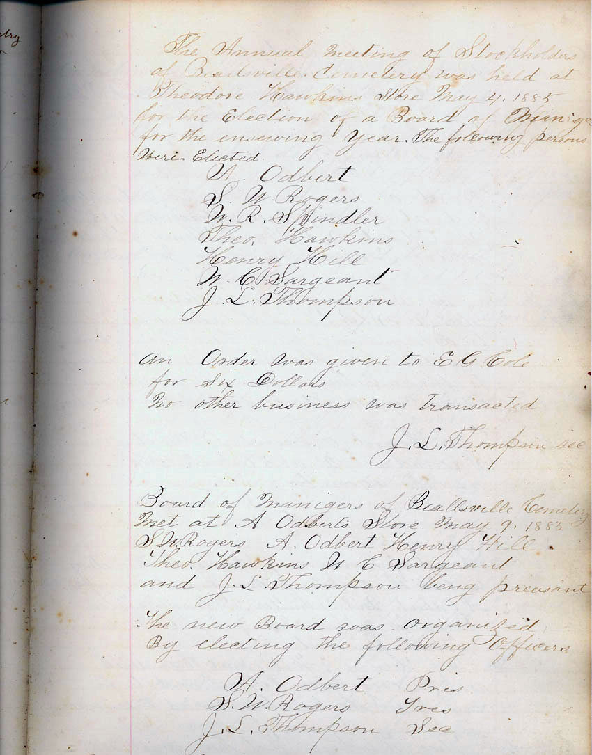 minute book